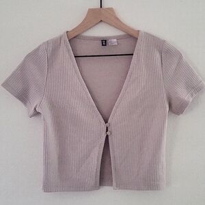 Ribbed Butterfly Top- V Neck H&M